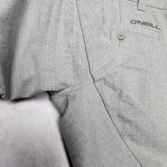 O'Neill Shorts Mens 40 Gray Flat Front Casual Walking Golf Lightweight Polyester - Picture 11 of 11